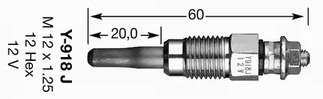 6285 NGK Свеча накаливания